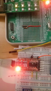 Convertisseur USB To TTL Serie for Arduino -- on Breadboard